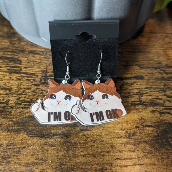 Jewelry - Host Pick! 🟣 3 for 15 🟣 Meme Earrings | Acrylic Earrings |